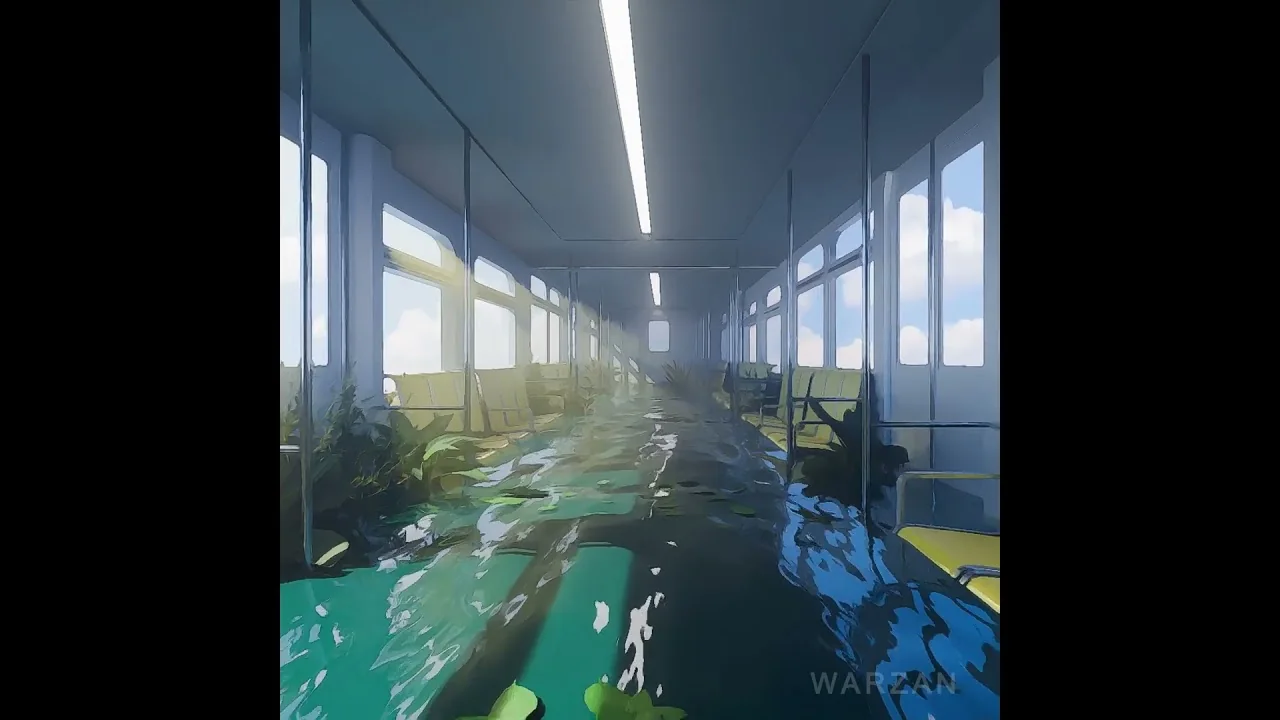 A frame from Liminal Subway